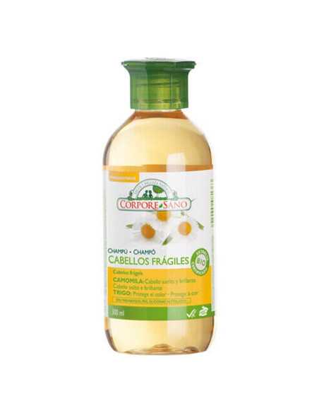 Champu camomila y trigo (fragiles y rubios) 300ml Corpore Sano