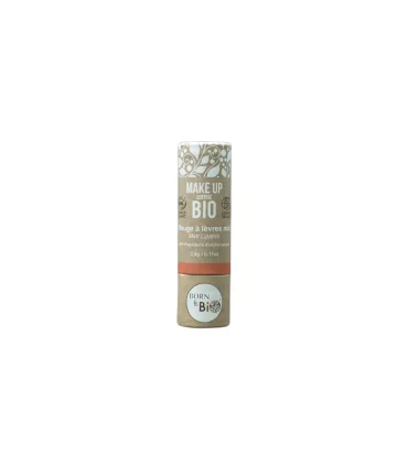 Barra de labios mate orgánica núm.3 Orange Nude-3,5 gr | Color natural labios