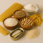 Granos, pastas y harinas