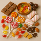 Caramelos, chicles y golosinas