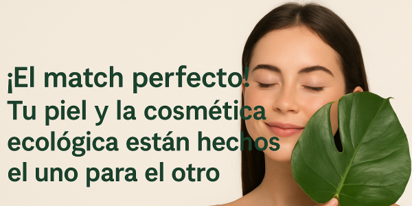 ¡El match perfecto! Tu piel y la cosmética ecológica están hechos el uno para el otro